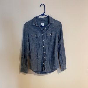 J.crew jean button up shirt